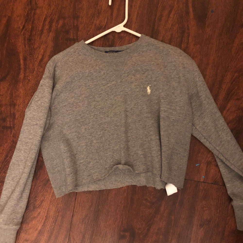 Polo sweater cropped